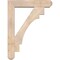 Ekena Millwork Merced Craftsman Smooth Bracket w/ Offset Brace, Douglas Fir, 7 1/2"W x 36"D x 48"H BKT0806X36X48MRC04SDF - alternate 2